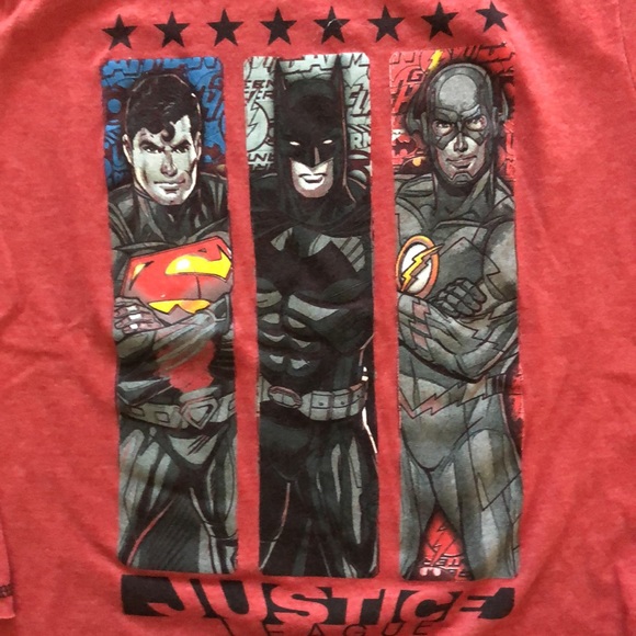 Justice League long sleeve tee. 6 - Picture 2 of 3
